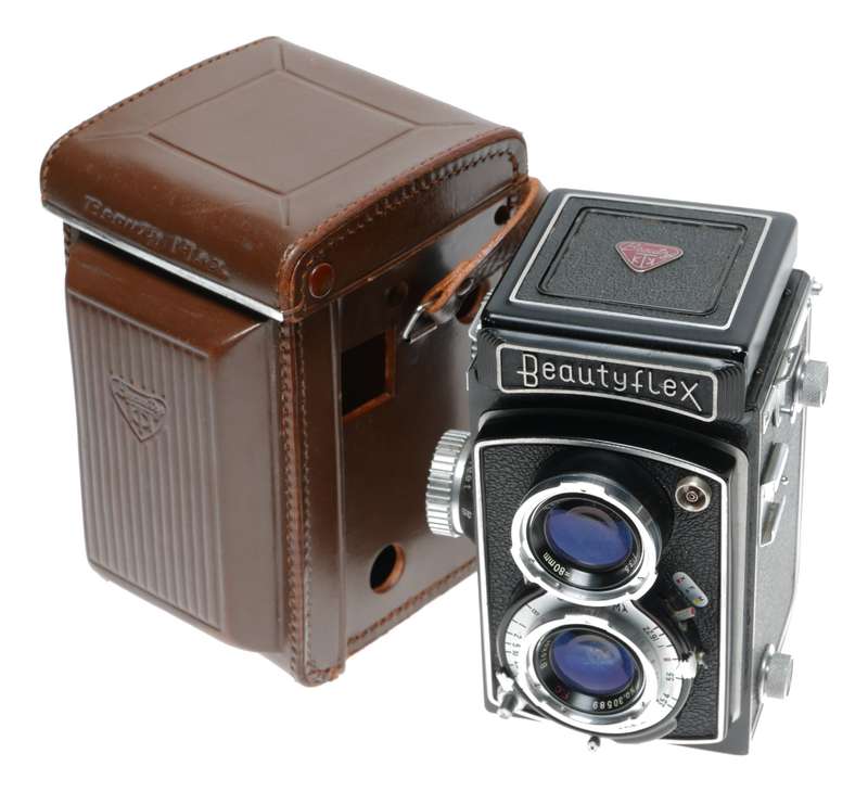 Beautyflex TLR 120 Film Camera Tri Lauser Biokor 1:3.5 80mm