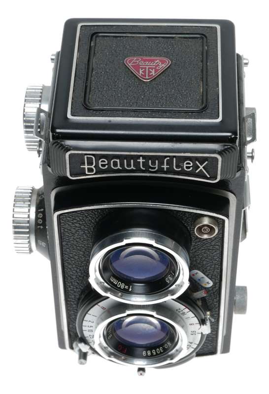Beautyflex TLR 120 Film Camera Tri Lauser Biokor 1:3.5 80mm