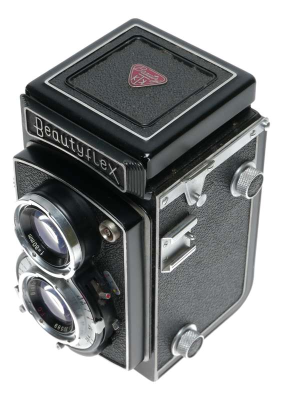 Beautyflex TLR 120 Film Camera Tri Lauser Biokor 1:3.5 80mm