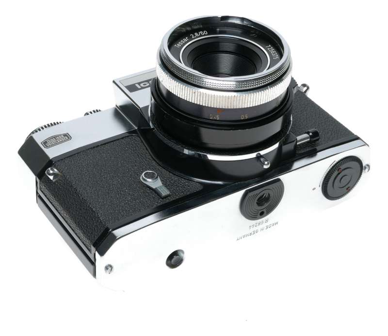 Zeiss Ikon Voigtlander Icarex 35S TM Film SLR Camera Tessar 2.8/50