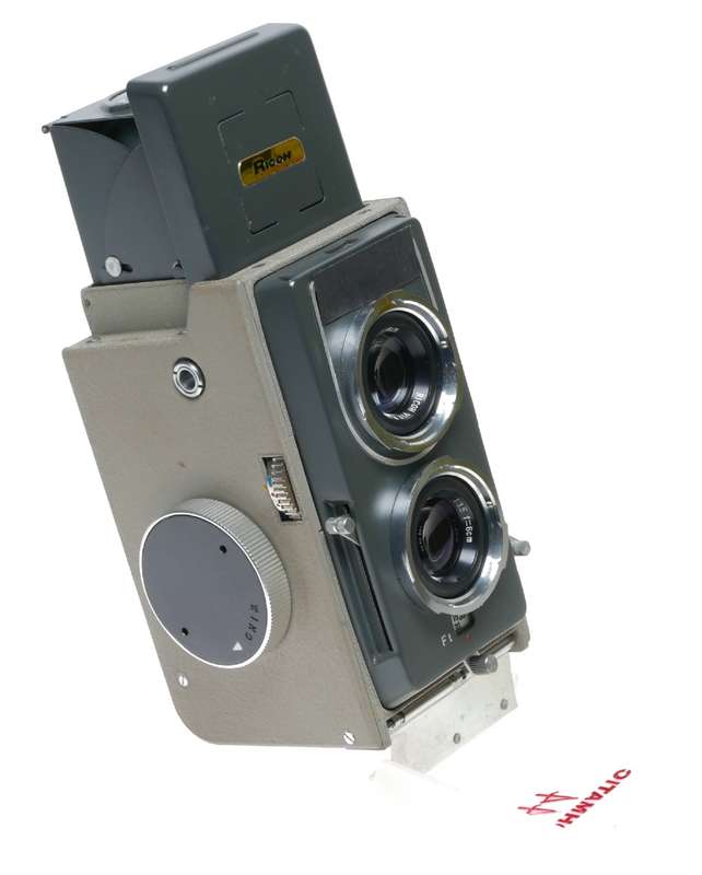 Ricohmatic 44 TLR Medium Format Film Camera Riken 1:3.5 f=6cm
