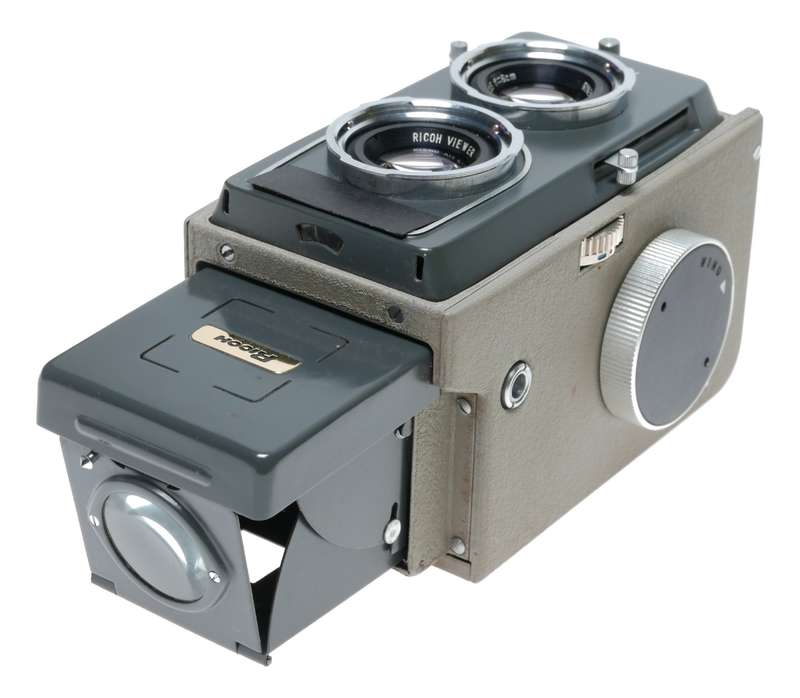 Ricohmatic 44 TLR Medium Format Film Camera Riken 1:3.5 f=6cm