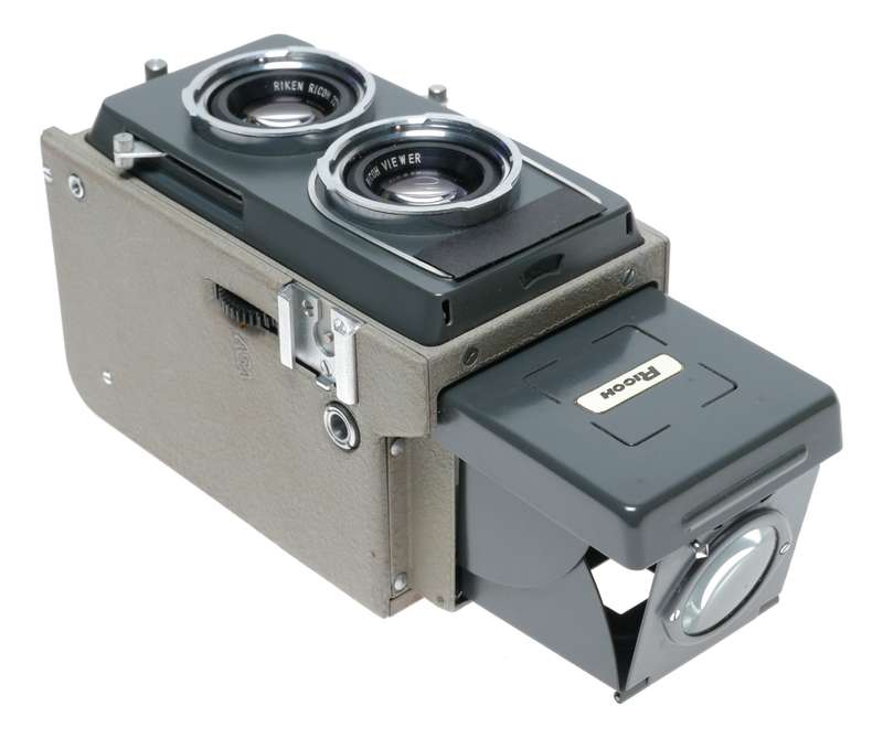 Ricohmatic 44 TLR Medium Format Film Camera Riken 1:3.5 f=6cm