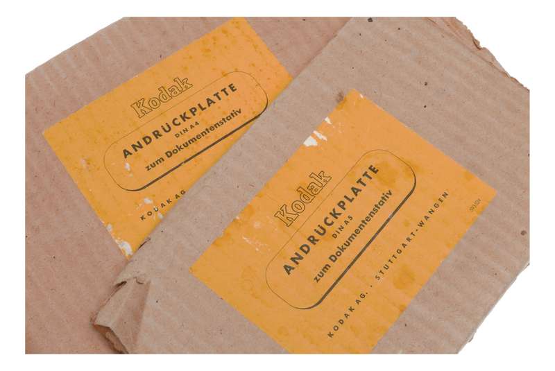 Kodak Ausdruckplatte Din A4 A5 Dokomentenstativ Offset Plates