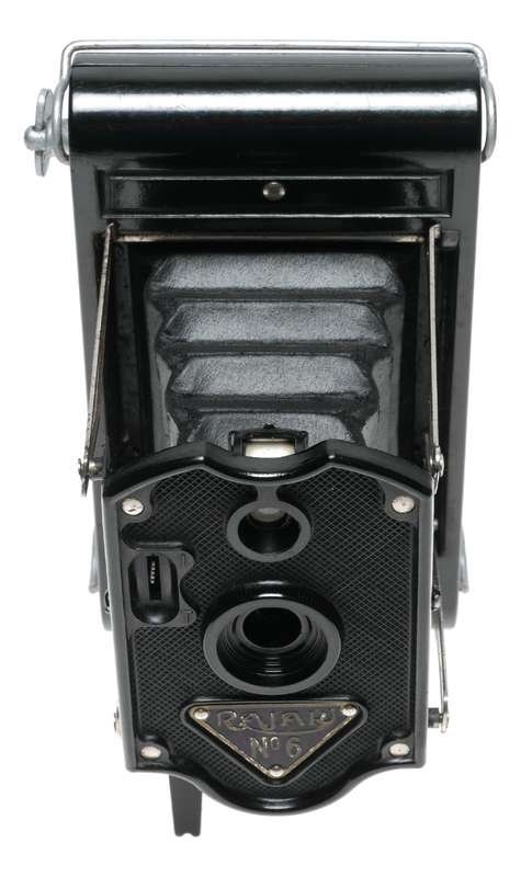 APM Rajar No.6 Art Deco 120 Film Strut Folding Bakelite 6x9 Camera