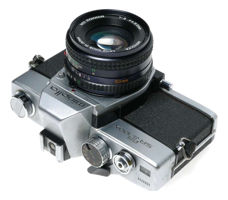 Minolta SRT100X SLR 35mm Film Camera Rokkor 1:2 50mm