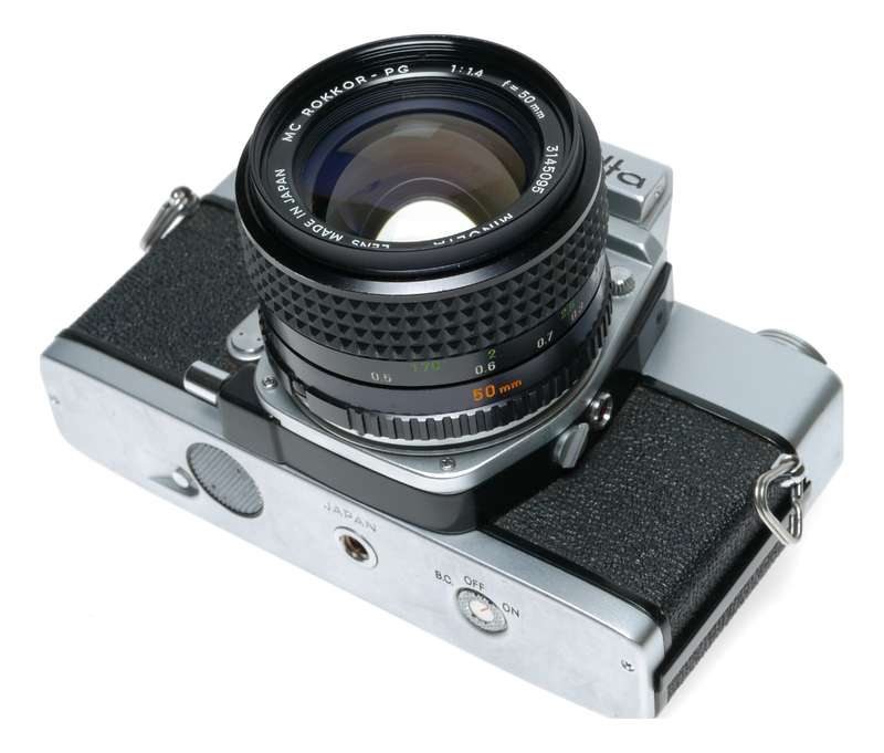 Minolta SRT Super 35mm Film SLR Camera MC Rokkor-PG 1.4/50mm