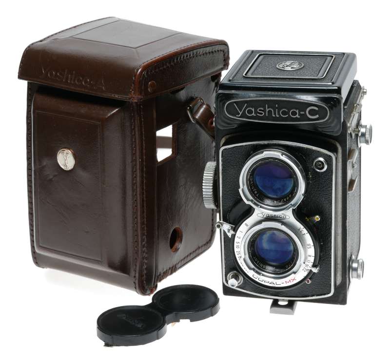 Yashica-C 120 Film 6x6 TLR Camera Yashicor 3.5/80mm Rare
