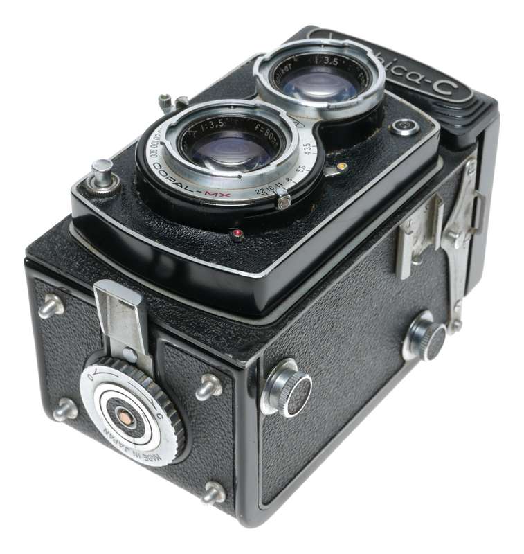 Yashica-C 120 Film 6x6 TLR Camera Yashicor 3.5/80mm Rare