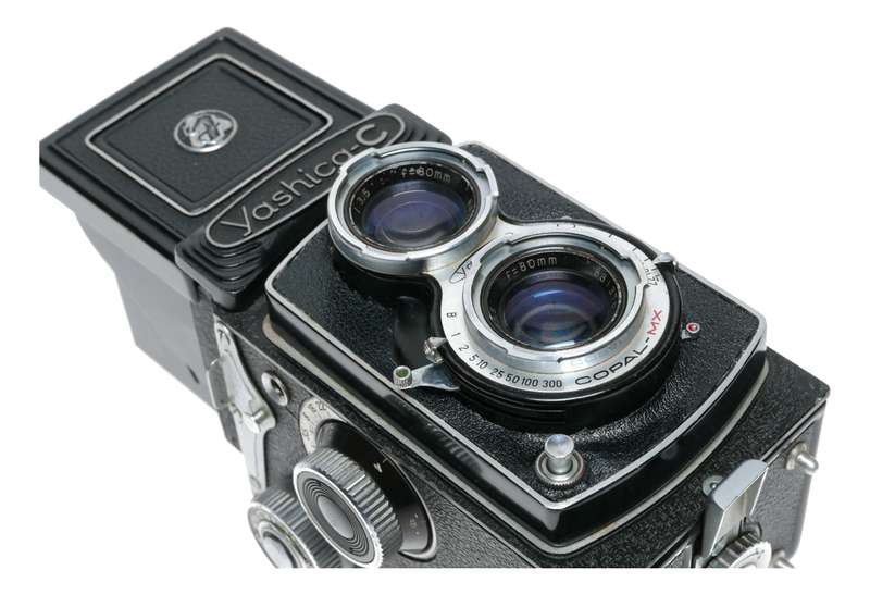 Yashica-C 120 Film 6x6 TLR Camera Yashicor 3.5/80mm Rare