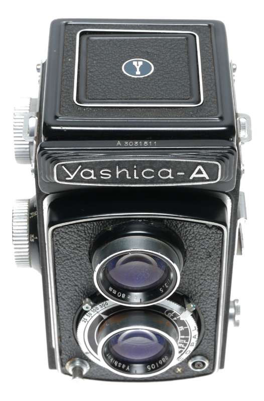 Yashica-A Medium Format TLR 120 Film Camera Yashicor 3.5/80mm