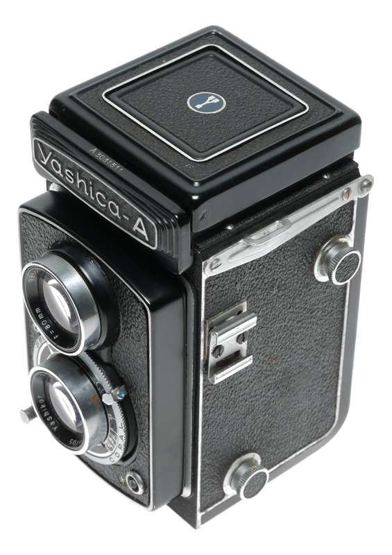 Yashica-A Medium Format TLR 120 Film Camera Yashicor 3.5/80mm
