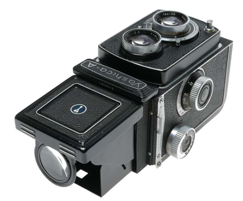 Yashica-A Medium Format TLR 120 Film Camera Yashicor 3.5/80mm