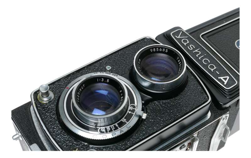 Yashica-A Medium Format TLR 120 Film Camera Yashicor 3.5/80mm
