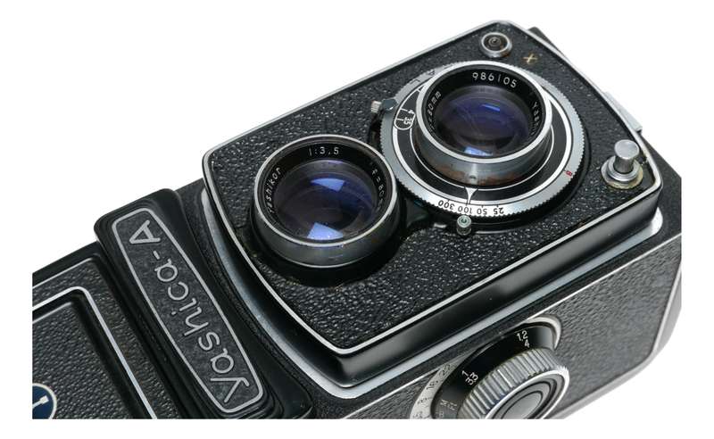 Yashica-A Medium Format TLR 120 Film Camera Yashicor 3.5/80mm