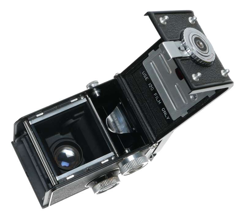 Yashica-A Medium Format TLR 120 Film Camera Yashicor 3.5/80mm