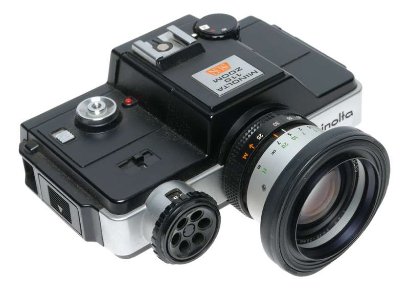 Minolta 110 Zoom Miniature SLR Film Camera 1:4.5 25-50mm