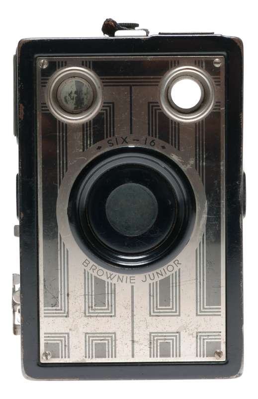 Kodak Brownie Junior Six-16 Art Deco Box Postcard 616 Film Camera