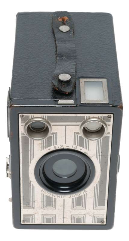 Kodak Brownie Junior Six-16 Art Deco Box Postcard 616 Film Camera