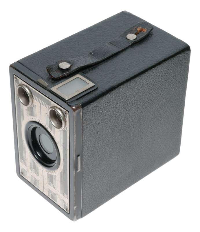 Kodak Brownie Junior Six-16 Art Deco Box Postcard 616 Film Camera