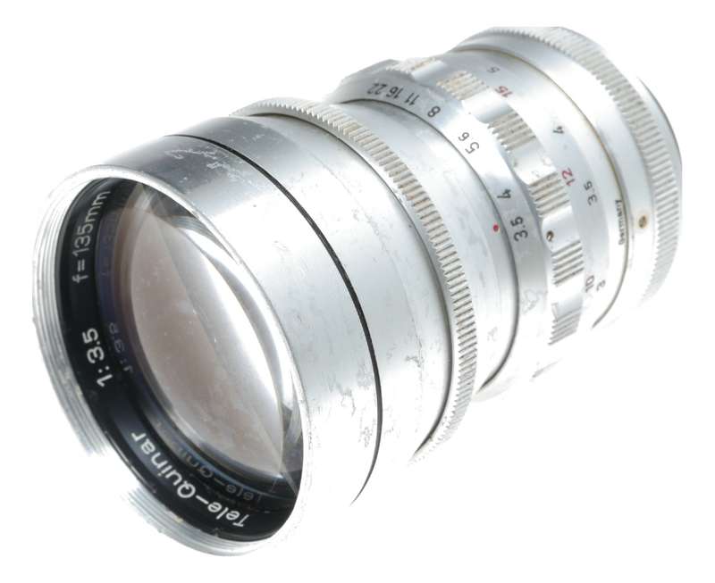 Steinheil Tele-Quinar 3.5/135mm Camera Lens fits Braun Super-Paxette II BL