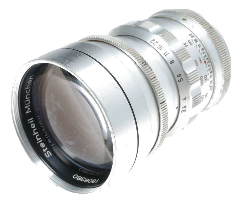 Steinheil Tele-Quinar 3.5/135mm Camera Lens fits Braun Super-Paxette II BL