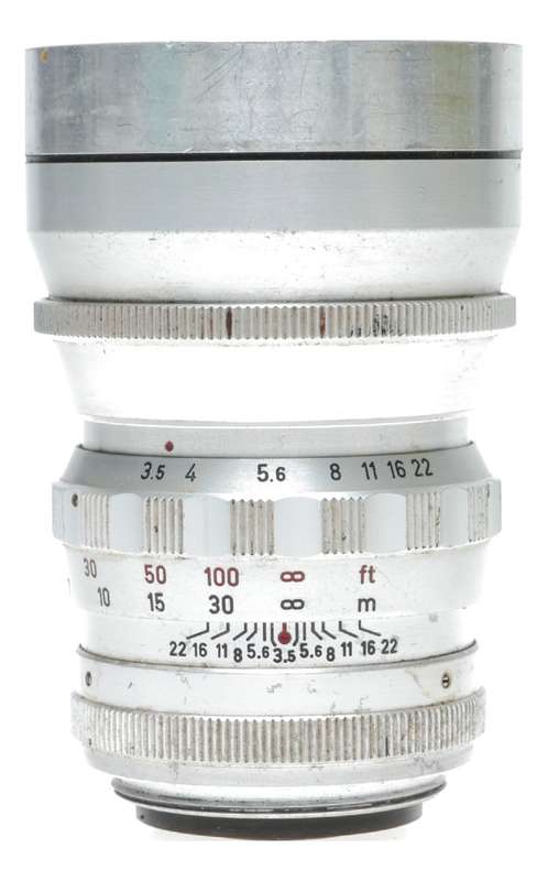 Steinheil Tele-Quinar 3.5/135mm Camera Lens fits Braun Super-Paxette II BL