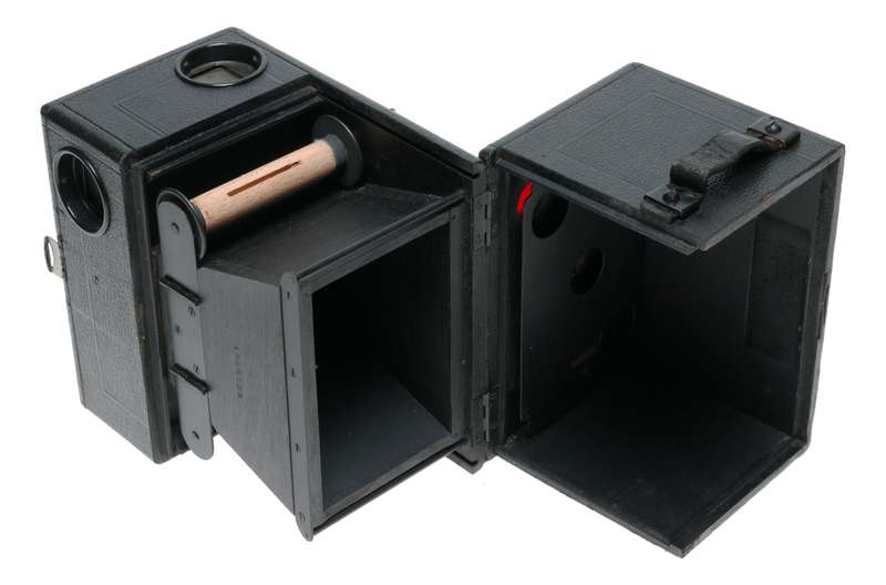 Ernemann Film K Vintage 6x9 Box Type Rollfilm Camera Collectable