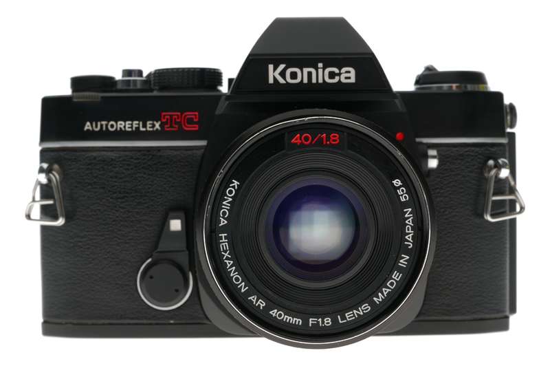 Konica Autoreflex TC 35mm Film SLR Camera Hexanon 40/1.8