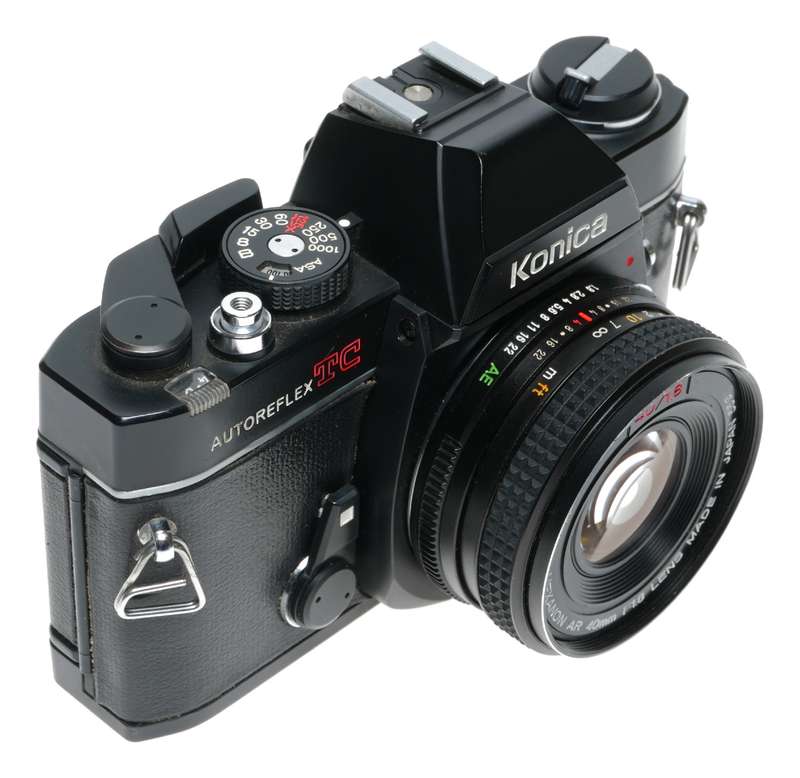 Konica Autoreflex TC 35mm Film SLR Camera Hexanon 40/1.8