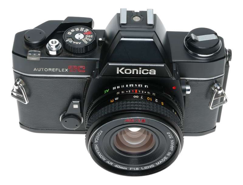Konica Autoreflex TC 35mm Film SLR Camera Hexanon 40/1.8