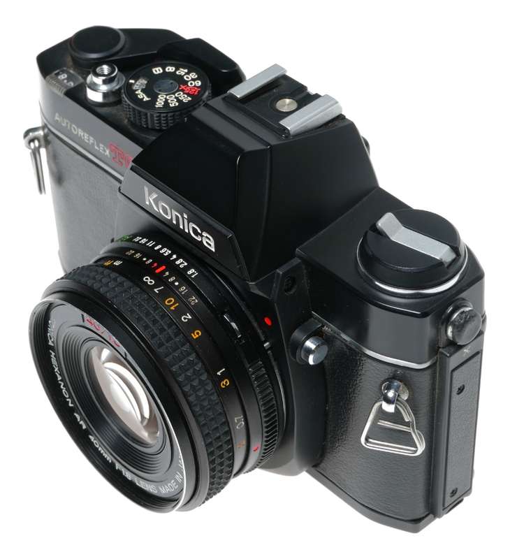 Konica Autoreflex TC 35mm Film SLR Camera Hexanon 40/1.8