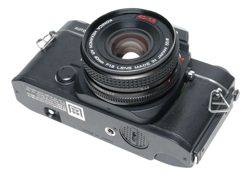 Konica Autoreflex TC 35mm Film SLR Camera Hexanon 40/1.8