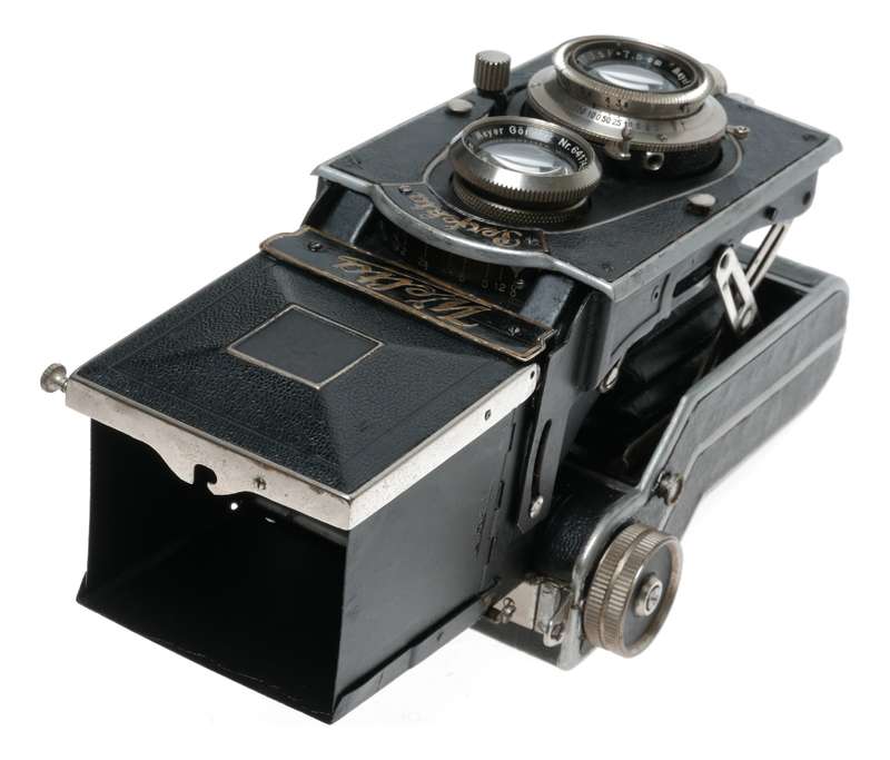 Welta Perfekta Folding TLR Film Camera Meyer Trioplan 1:3.5 F=7.5cm