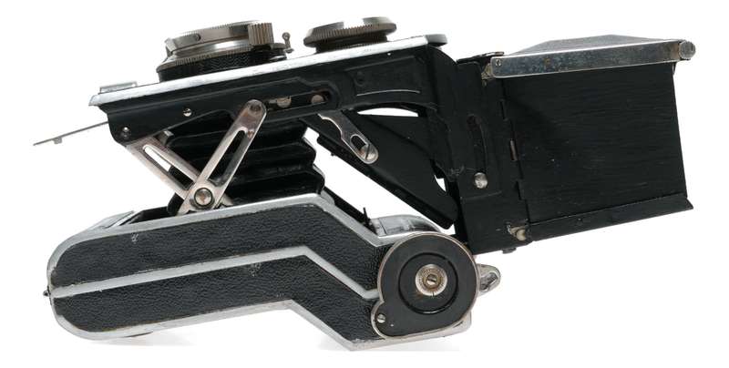 Welta Perfekta Folding TLR Film Camera Meyer Trioplan 1:3.5 F=7.5cm