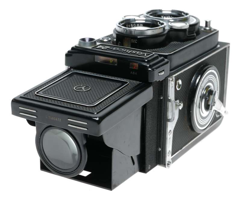 Yashica-24 TLR 220 Roll Film 6x6 Camera Tashinon 3.5/80 Excellent