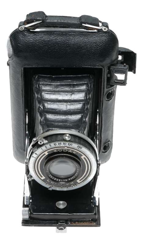 Kodak Regent Folding Film Camera Carl Zeiss Jena Tessar 1:4.5 f=10.5cm