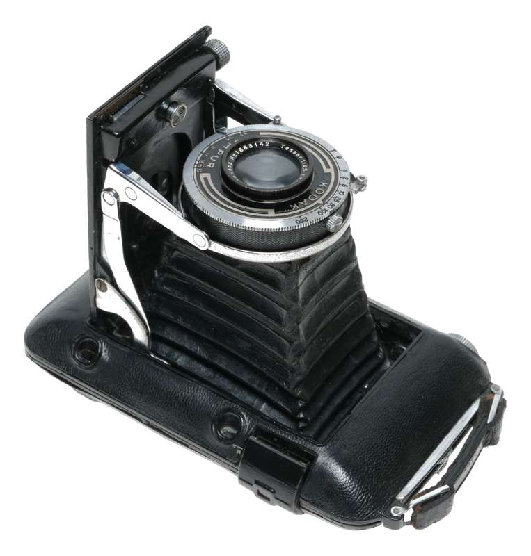 Kodak Regent Folding Film Camera Carl Zeiss Jena Tessar 1:4.5 f=10.5cm