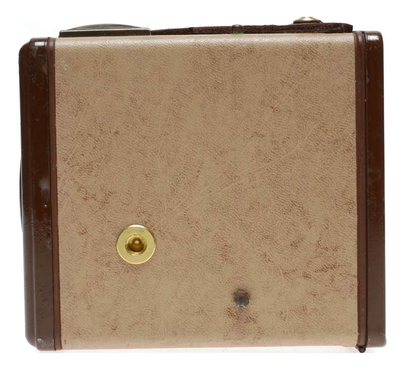 Kodak Brownie Six-20 Model F Box Camera with Flash Contacts