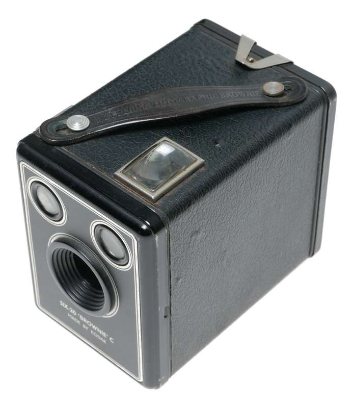 Kodak Six-20 Brownie C Box Type 620 Film Camera Early Model