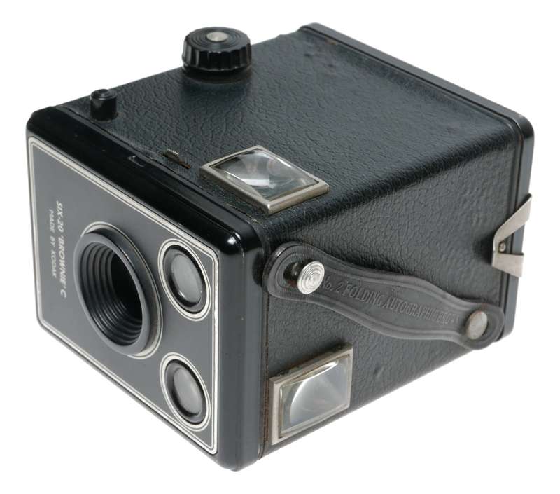 Kodak Six-20 Brownie C Box Type 620 Film Camera Early Model