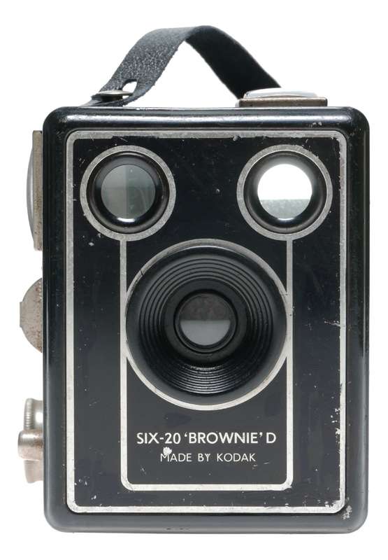 Kodak Six-20 Brownie D 620 Roll Film Box Type Camera Early Series