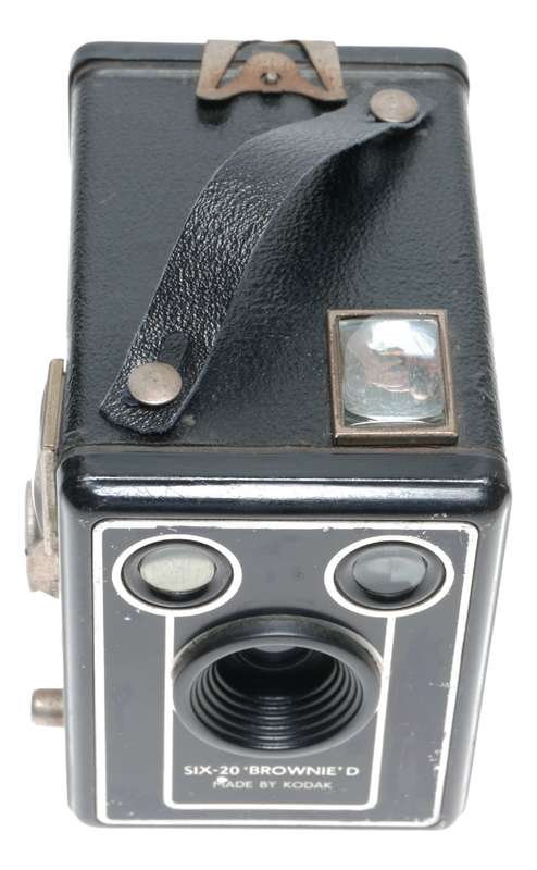 Kodak Six-20 Brownie D 620 Roll Film Box Type Camera Early Series