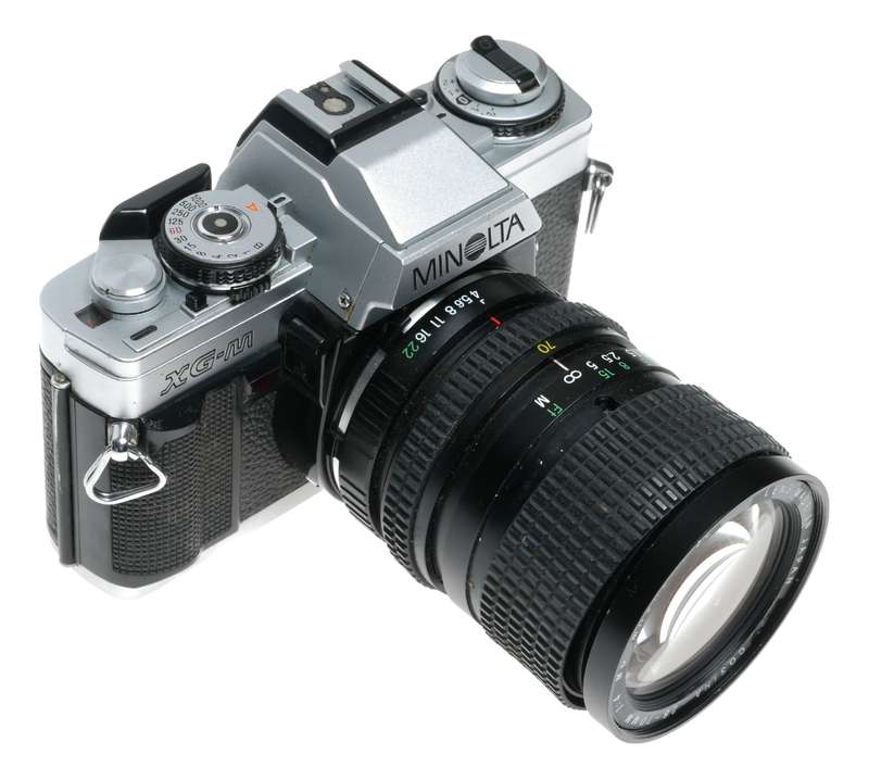 Minolta XG-M 35mm Film SLR Camera Cosina 1:4 28-70 MC Macro