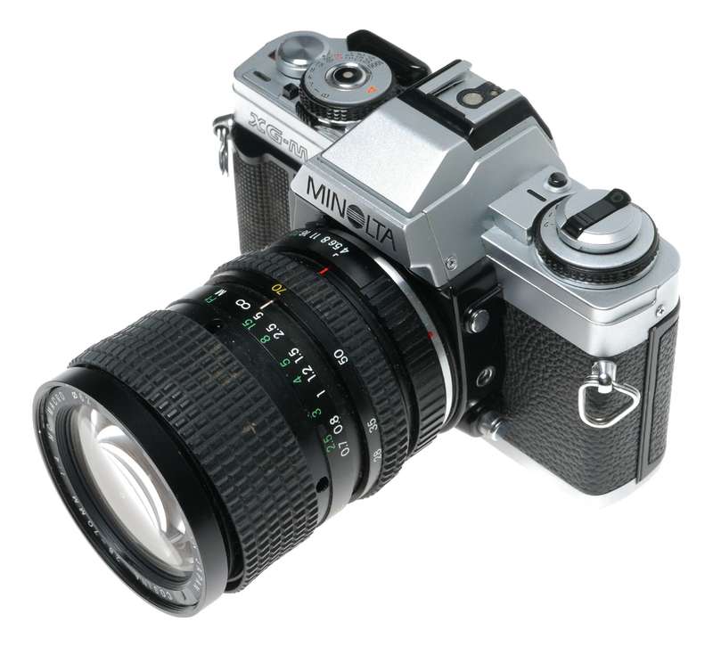 Minolta XG-M 35mm Film SLR Camera Cosina 1:4 28-70 MC Macro