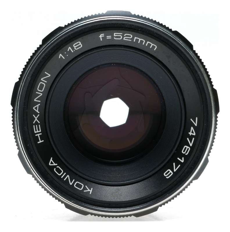 Konica Autoreflex T 35mm Film SLR Camera Hexanon 1.8/52
