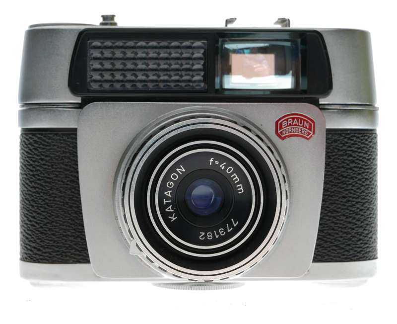 Braun Paxette Electromatic 35mm Film Automatic Camera Katagon 40mm