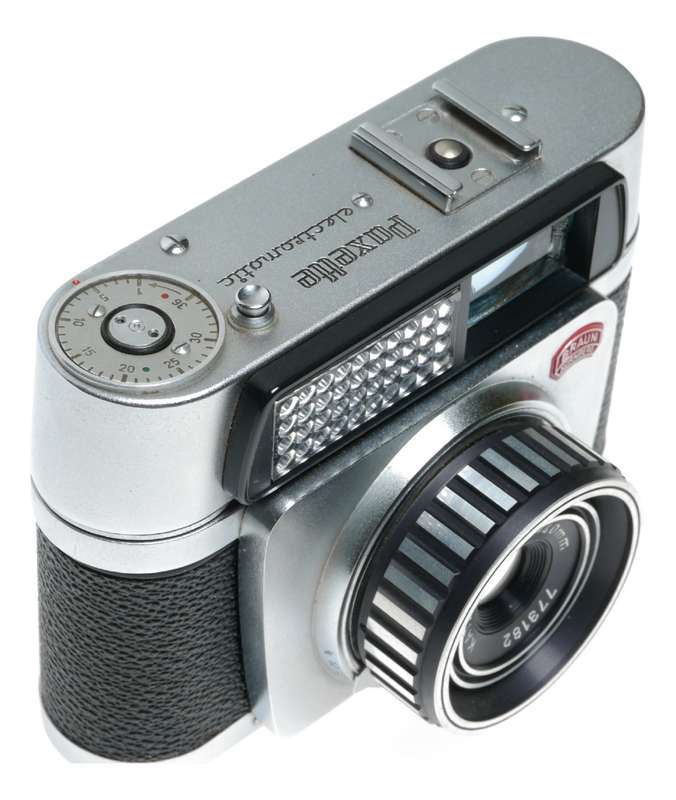 Braun Paxette Electromatic 35mm Film Automatic Camera Katagon 40mm