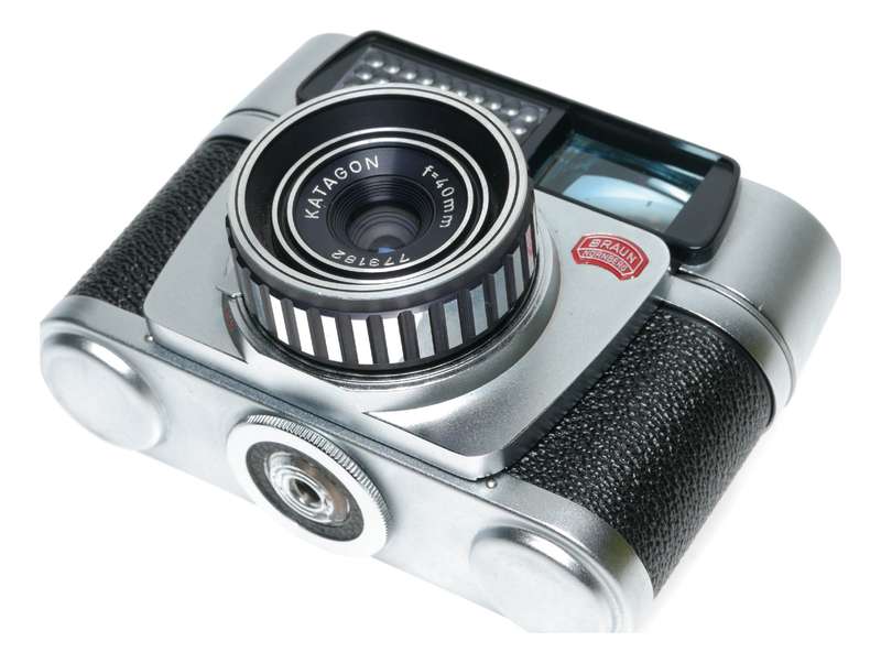 Braun Paxette Electromatic 35mm Film Automatic Camera Katagon 40mm