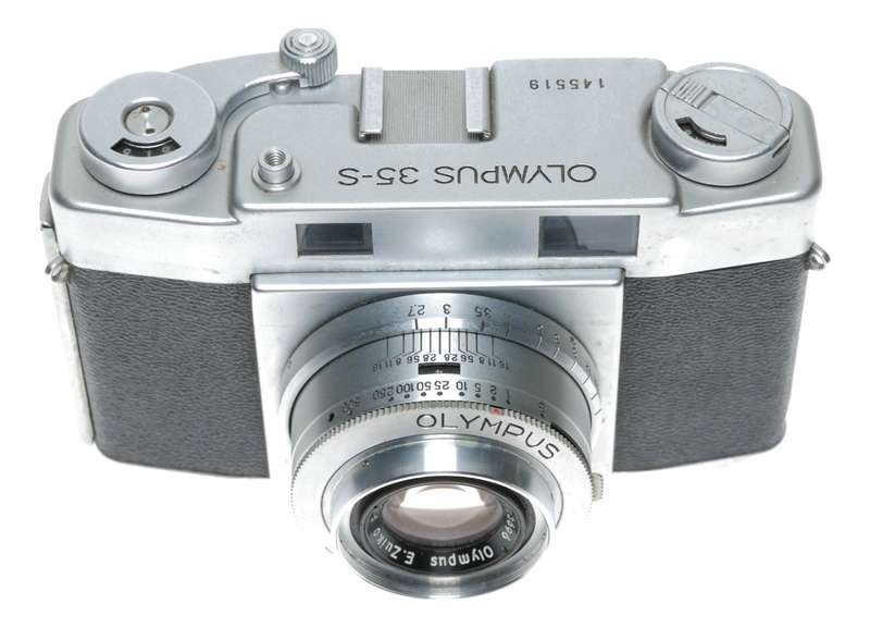 Olympus 35-S 35mm Film RF Camera E.Zuiko F.C. 1:2.8 f=4.8cm